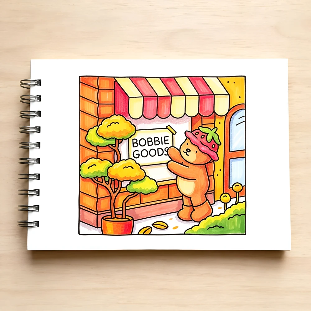 Cuaderno para Colorear Bobbie Goods
