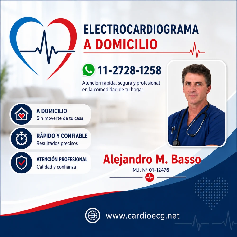 Electrocardiograma a domicilio